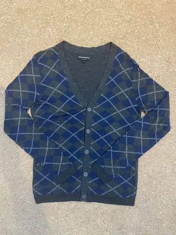 엠포리오 아르마니 EMPORIO ARMANI 가디건 그레이 S