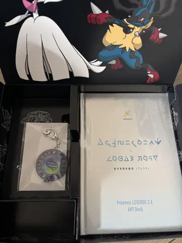 Pokemon LEGENDS ZA 아트북 키스톤풍 키링