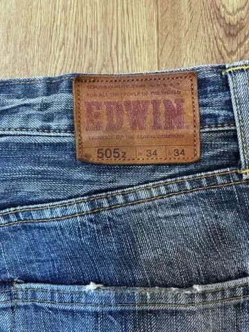 EDWIN 5052 데님 W34 L34