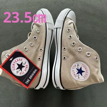 새상품 컨버스 올스타 하이컷 베이지 23.5cm