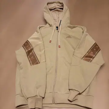 adidas 베이지 풀 지퍼 후디 속기모