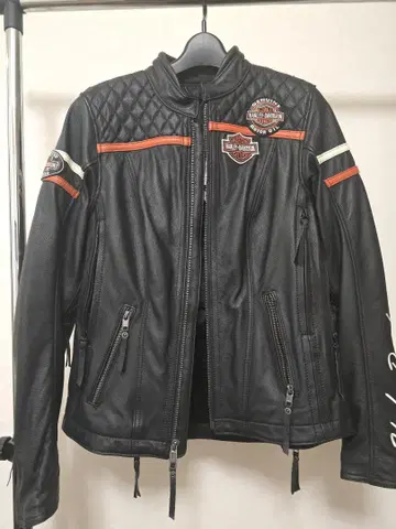Harley-Davidson 가죽 라이더 자켓 S 사이즈