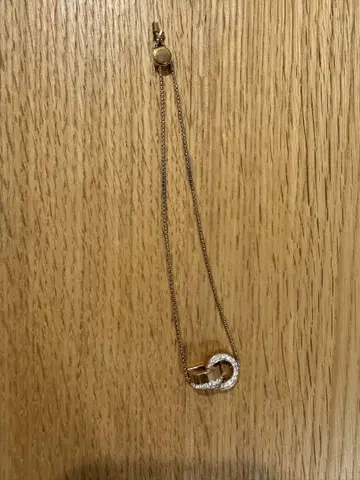 [ Swarovski ] 골드 체인 팔찌