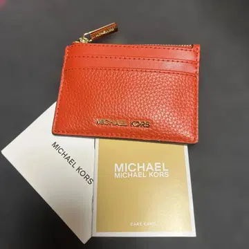 MICHAEL KORS 오렌지 카드 케이스
