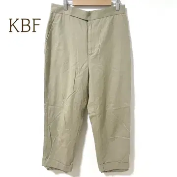 KBF 테이퍼드 팬츠 카키 사이즈 M 치노 팬츠 캐주얼 무지