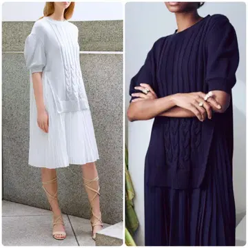 폭시 디어 [ Ellsworth Dress ] 다크 네이비 S