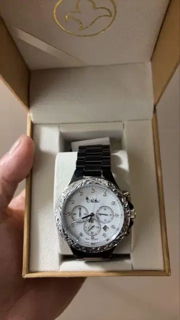 Maxi 아날로그 시계 화이트/블랙