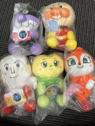 호빵맨 봉제 인형 5체 세트