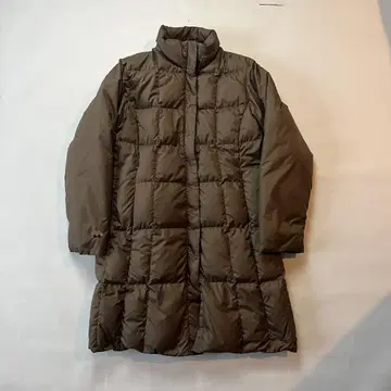 트래블 다운 코트 몽벨 브라운 L 여성용 롱