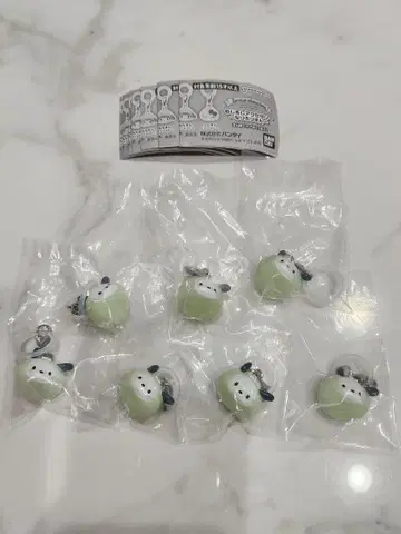 산리오 메지루시 액세서리  포차코 7개 세트 묶음 판매