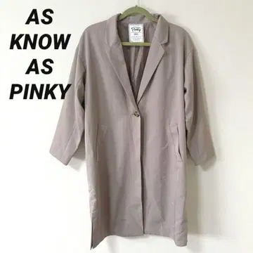 AS KNOW AS PINKY 체스터 코트 아우터 자켓