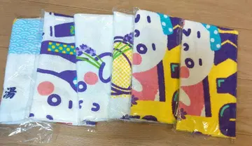 윳뽀군 타월 & 센토 타월 6개 세트
