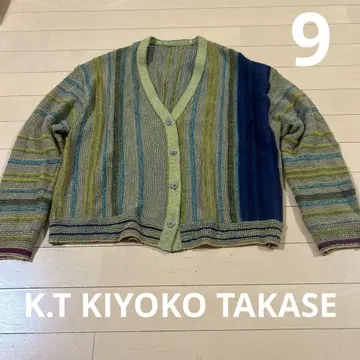 새상품급  K.TKIYOKO TAKASE 가디건 9 파이브 폭스