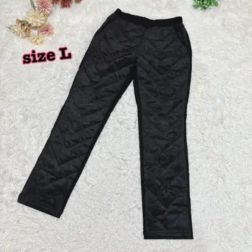 s.1857 다운 소재 스키니 팬츠 L 사이즈 블랙 허리밴딩