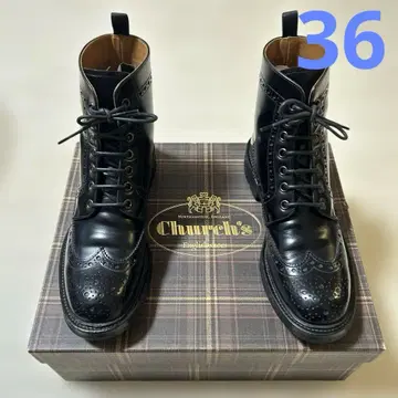 ( 새상품급 ) church's ANGELINA 2 black 36