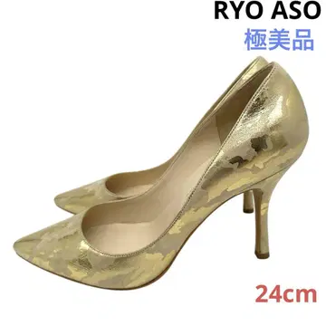 컨디션 최상 RYO ASO 리오 아소 [ 24cm ] 스틸레토 펌프스