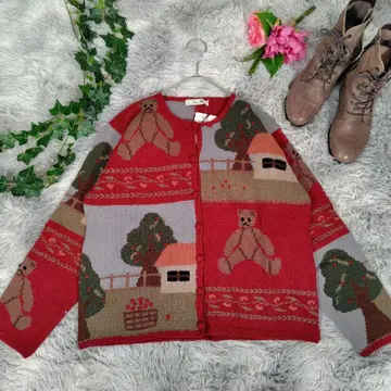 세라프 블랑 새상품! 꽈배기 니트 가디건 비대칭 싸개 버튼