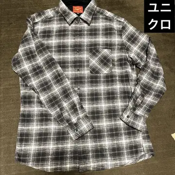 유니클로 FLANNEL SHIRT SINCE1984 체크 플란넬 셔츠