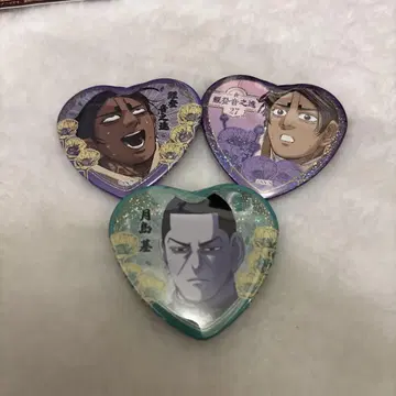 골든 카무이 코이토 츠키시마 아이입니다 캔뱃지 세트