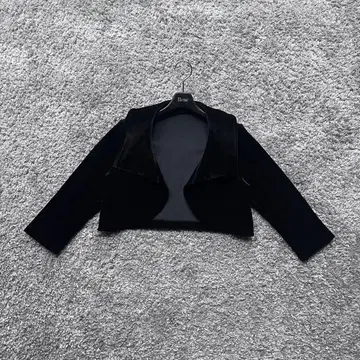 VELOUR NOIR 40 카라 볼레로 FOXEY