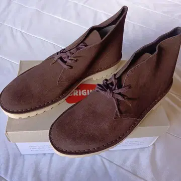 미사용 클락스 CLARKS 데저트 부츠 브라운 스웨이드