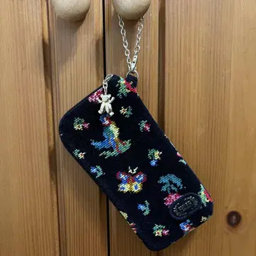 FEILER 하이디 꽃무늬 동물 패턴 파우치 체인 포함