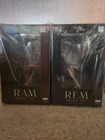 FURYU 후류 리제로 렘 라무 고딕 Gothic 세트