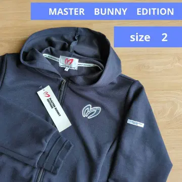미사용 MASTER BUNNY EDITION 후드티 네이비 사이즈 2