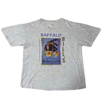 USA 버팔로 빌즈 T셔츠 L 그레이
