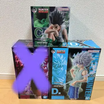 HUNTER x HUNTER 제일복권 피규어 세트 곤 키루아 피토