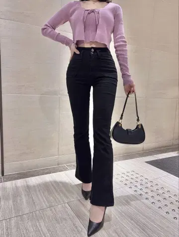 QUNG W포켓 나파르 데님 블랙(M사이즈) 허리 60~66