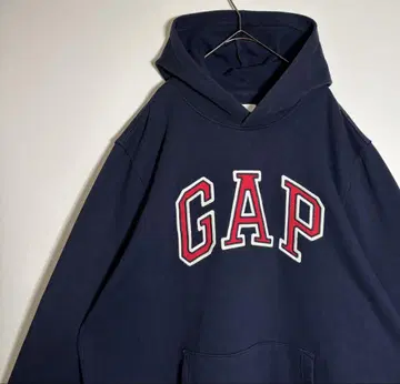 GAP 갭 빅 사이즈 자수 로고 속기모 후드티