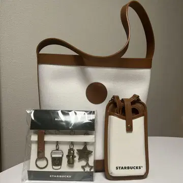 STARBUCKS 토트백과 멀티 참 세트