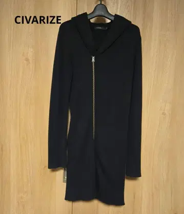 CIVARIZE 롱 니트 후드티