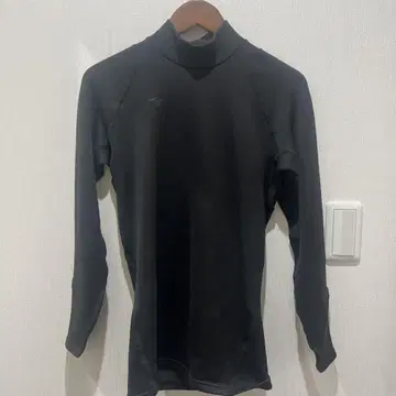MIZUNO 골프용 블랙 긴팔 셔츠 M