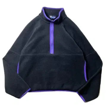 [ 90s ] USA penfield 하프 지퍼 플리스 자켓 블랙