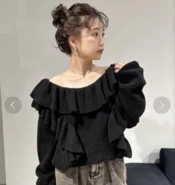 프레이 아이디 알파카 울 오프숄더 니트