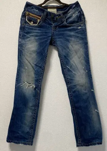 스트레이트 데님 헤이세이 갸루 y2k