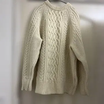 Freak's Store 아이보리 케이블 니트