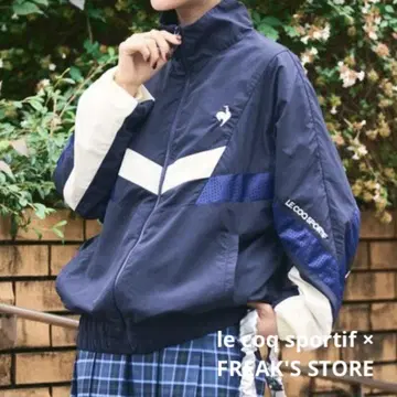 르꼬끄 스포르티브 x 프릭스 스토어 별주 나일론 블루종