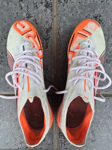 Puma Ultra5 ULTIMATE FG 화이트/오렌지