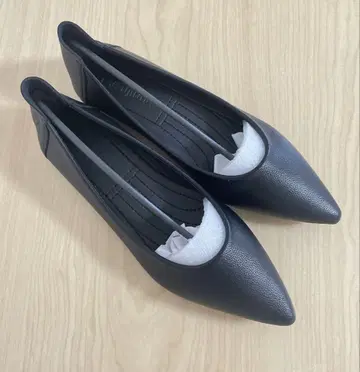 [ 신기 편한 ] 펌프스 블랙 플랫 23cm 결혼식 입학식 경량 발수