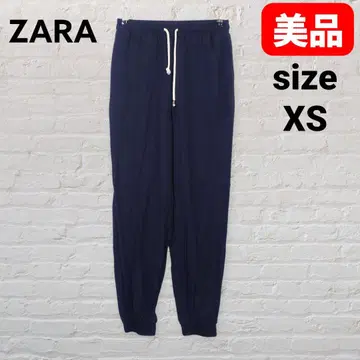 ZARA 조거 팬츠 네이비 XS 허리밴딩 깔끔한