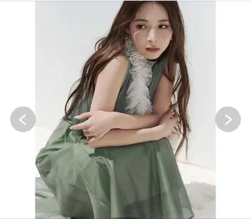 snidel 도트 튤 스마트폰 숄더 IVR 아이보리