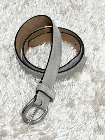 이탈리아제 TIBERIO FERRETTI 80 스웨이드 벨트 베이지