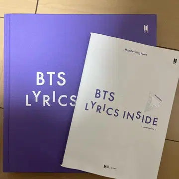 [새상품급] BTS LYRICS INSIDE JAPAN EDITION