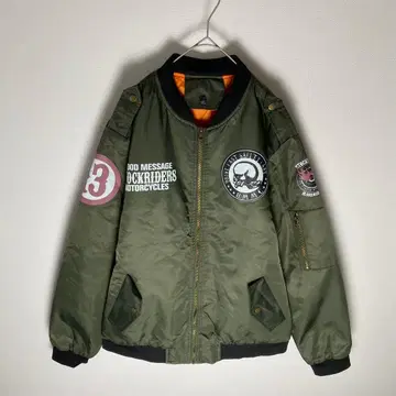 MA-1 자켓 STOCKRIDERS 밀리터리 올리브색 3XL