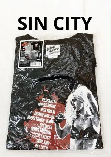 SIN CITY 신 시티 티셔츠 L 사이즈 블랙 새상품
