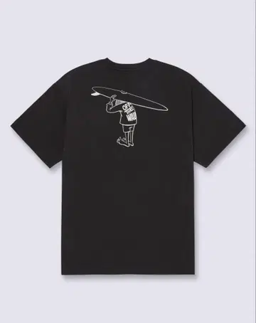 VANS x Yusuke Hanai 서프 티셔츠 블랙 사이즈 L