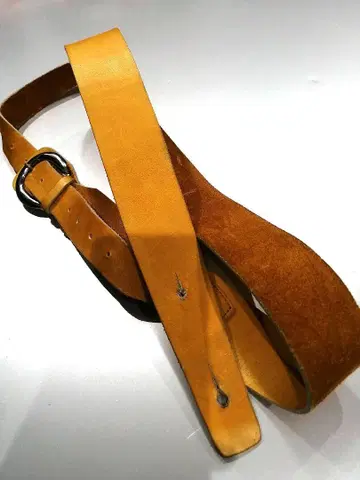 Ohashi 기타 베이스 가죽 스트랩